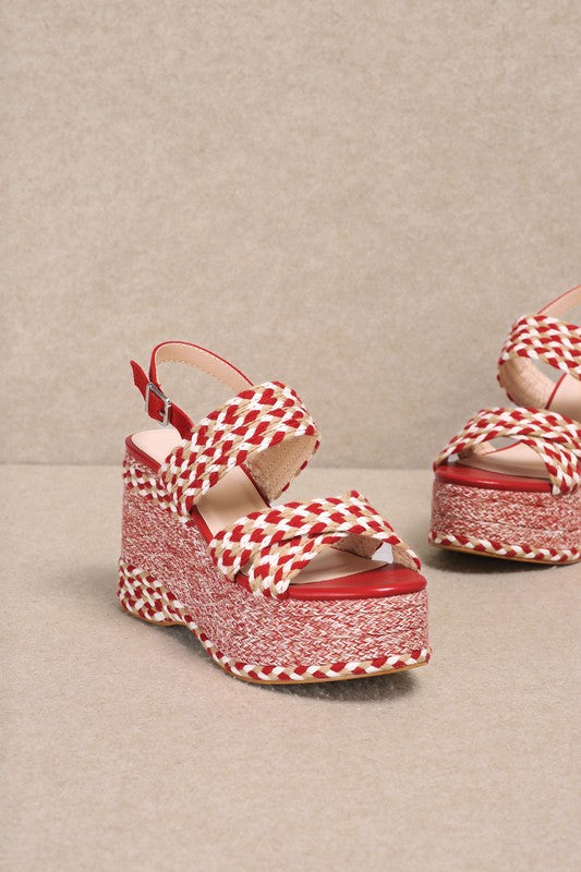 Woven Platform Wedges