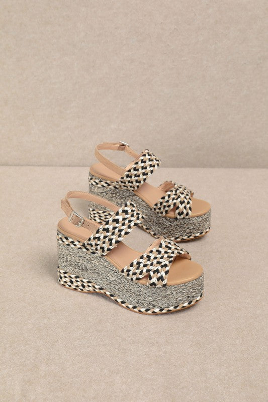 Woven Platform Wedges