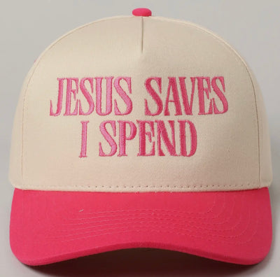 Jesus Saves I Spend Cap