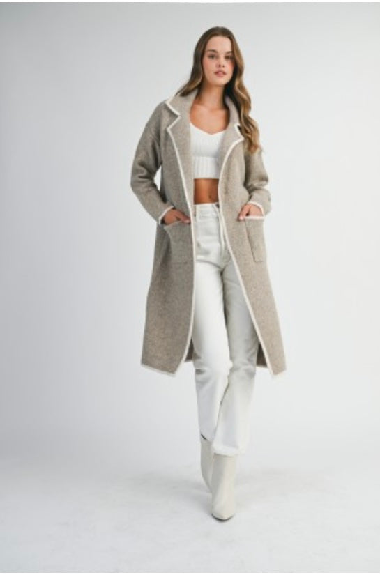 Linen Sweater Jacket