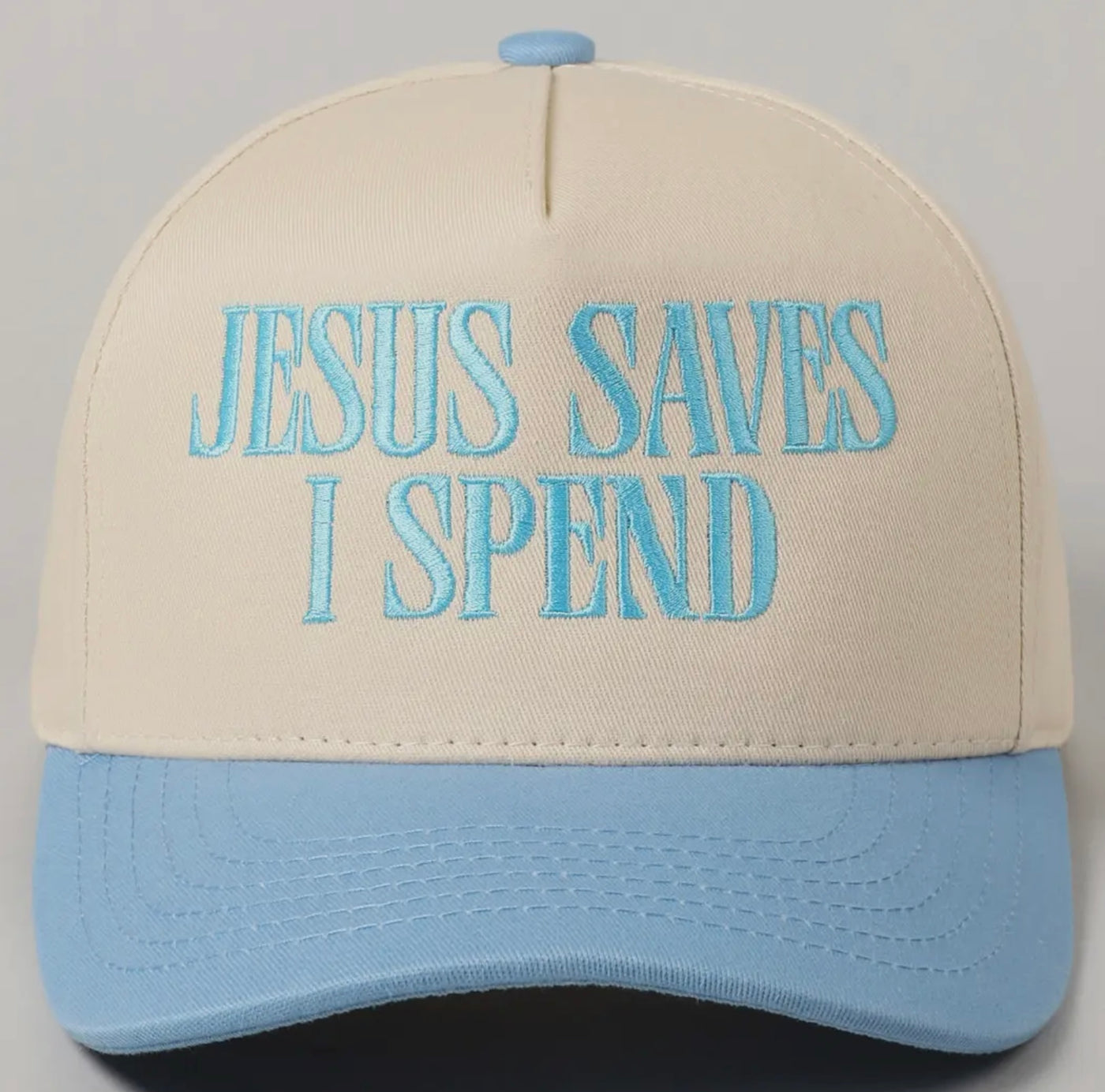 Jesus Saves I Spend Cap