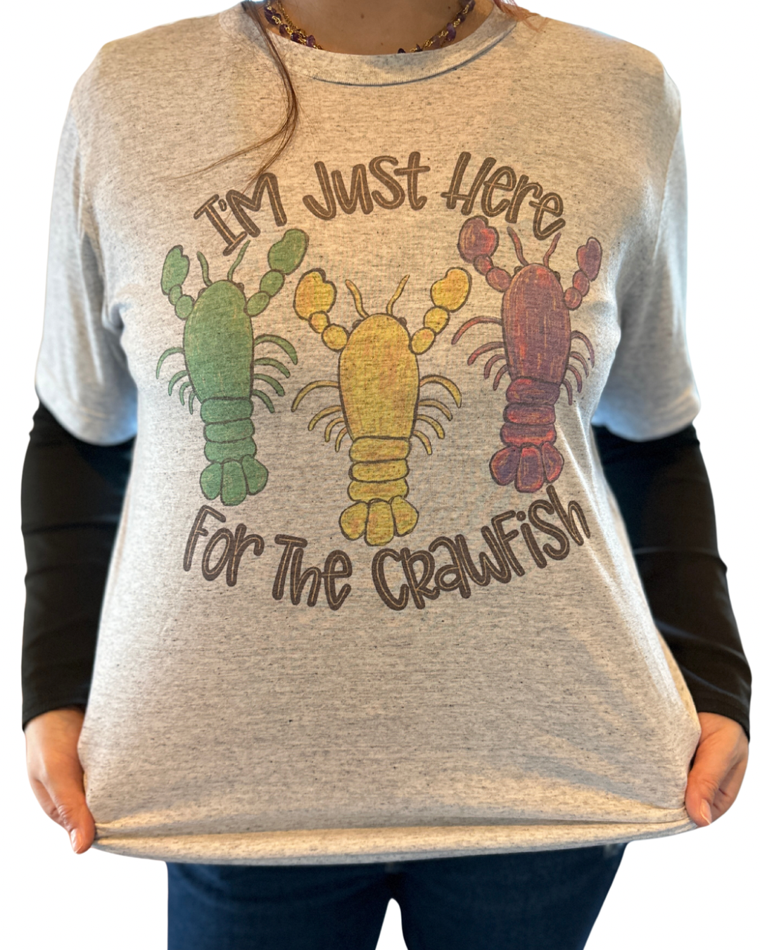 Crawfish Mardi Gras Shirt