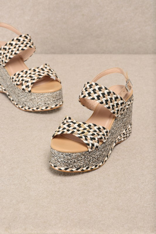 Woven Platform Wedges