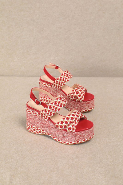 Woven Platform Wedges