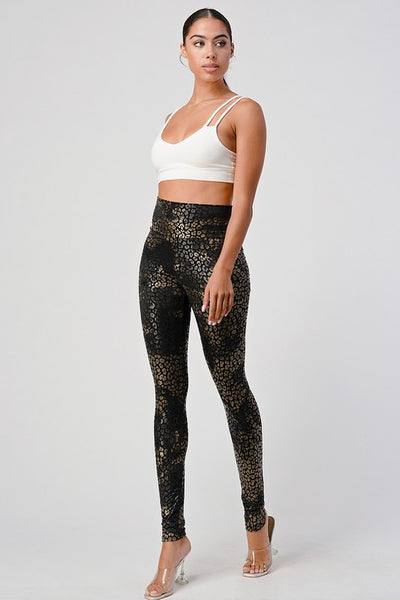 High Waisted Cheetah Leggings