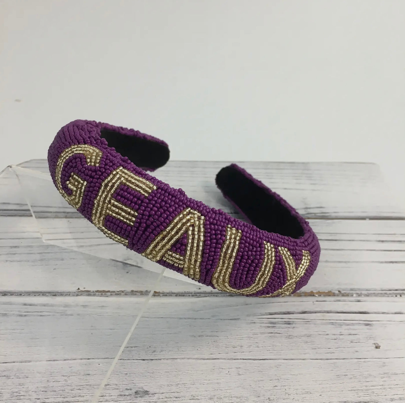 Beaded Geaux Headband