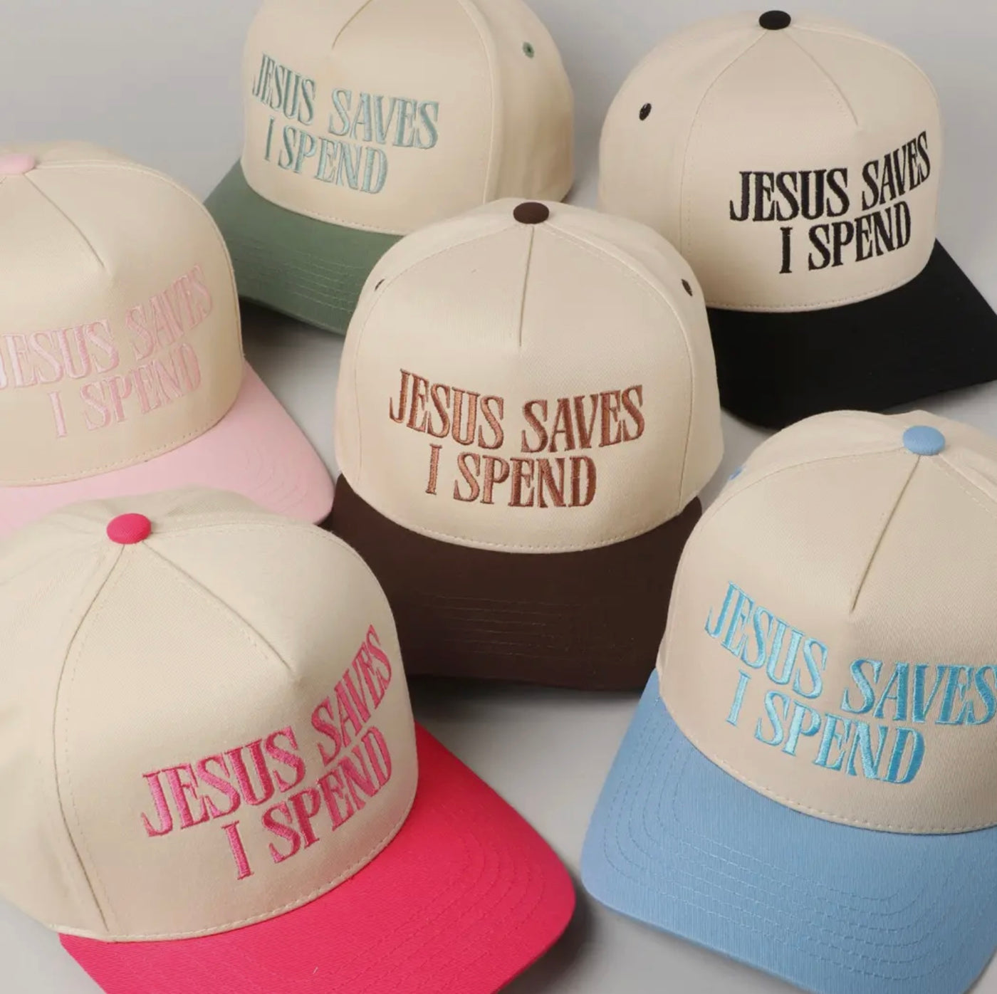 Jesus Saves I Spend Cap