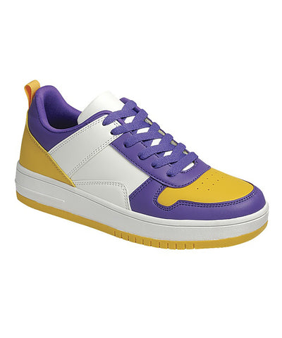 Purple/Gold Tennis Shoes