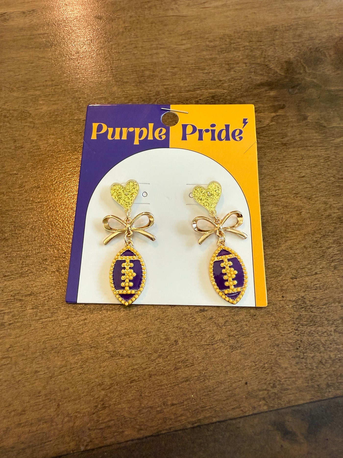 LSU Heart Earrings