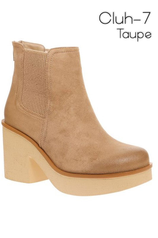 Tan Ankle Booties