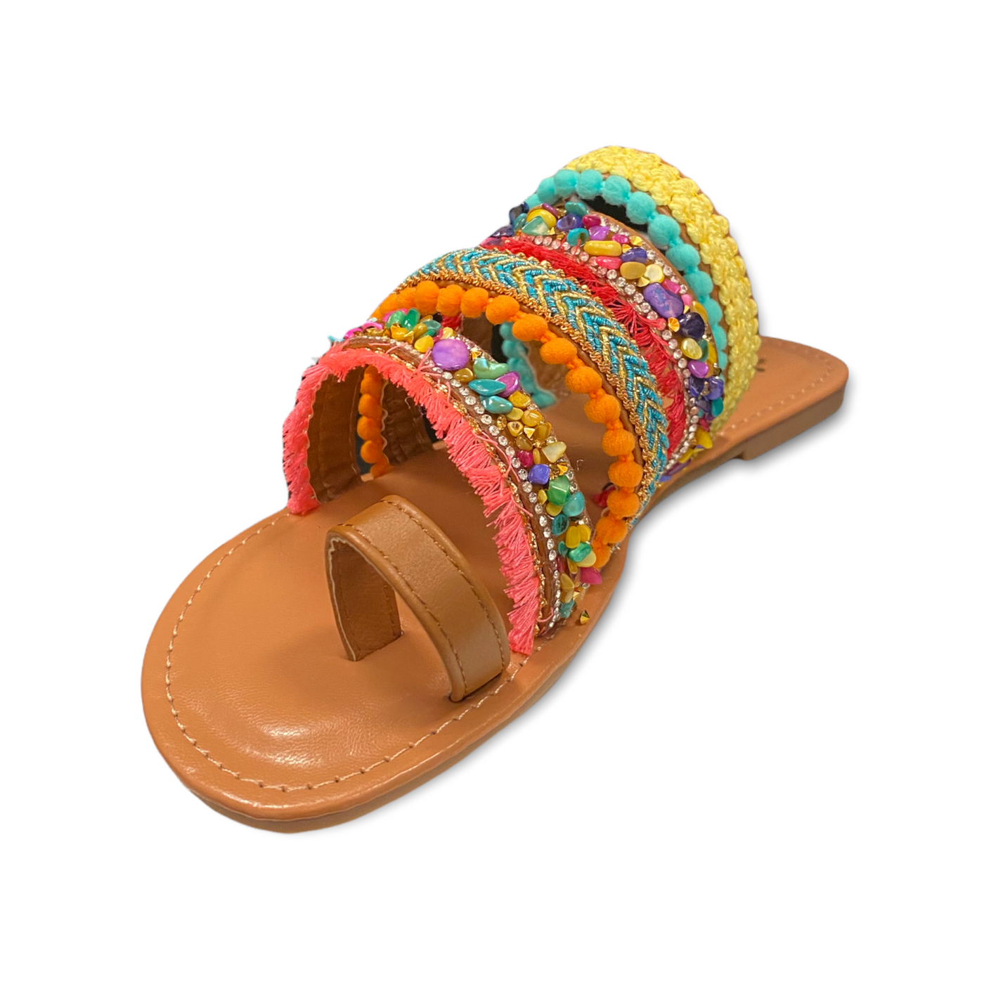 Multi Colored Boho Sandals