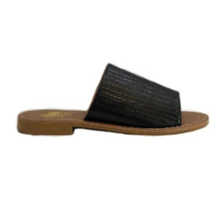 Leather Croc Sandals